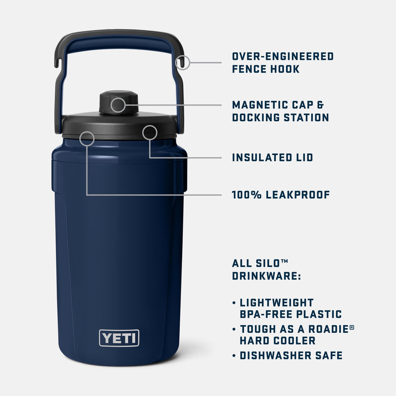 Silo™ Half Gallon (1.9 L) Jug with Chug Cap Royal Blue