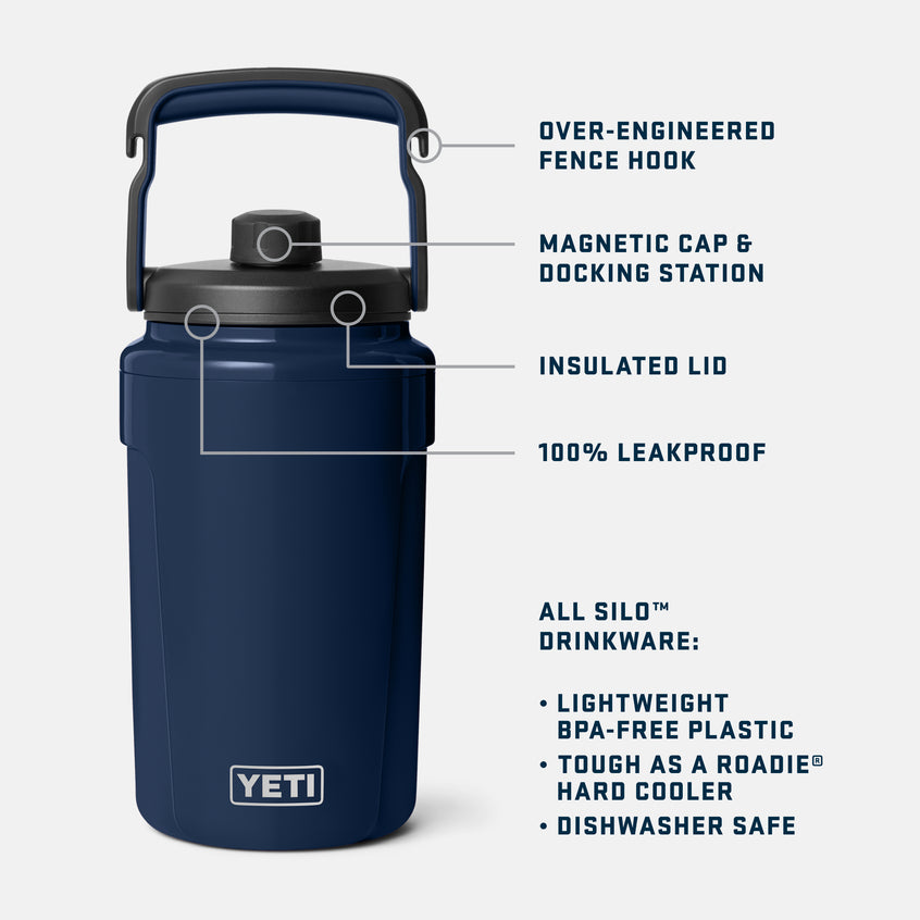 Silo™ Half Gallon (1.9 L) Jug with Chug Cap Royal Blue