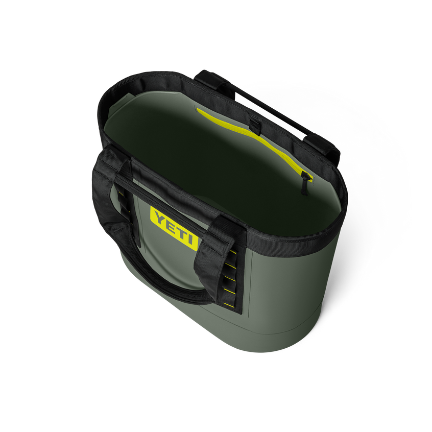YETI Camino® 35 Carryall Camp Green/Firefly Yellow