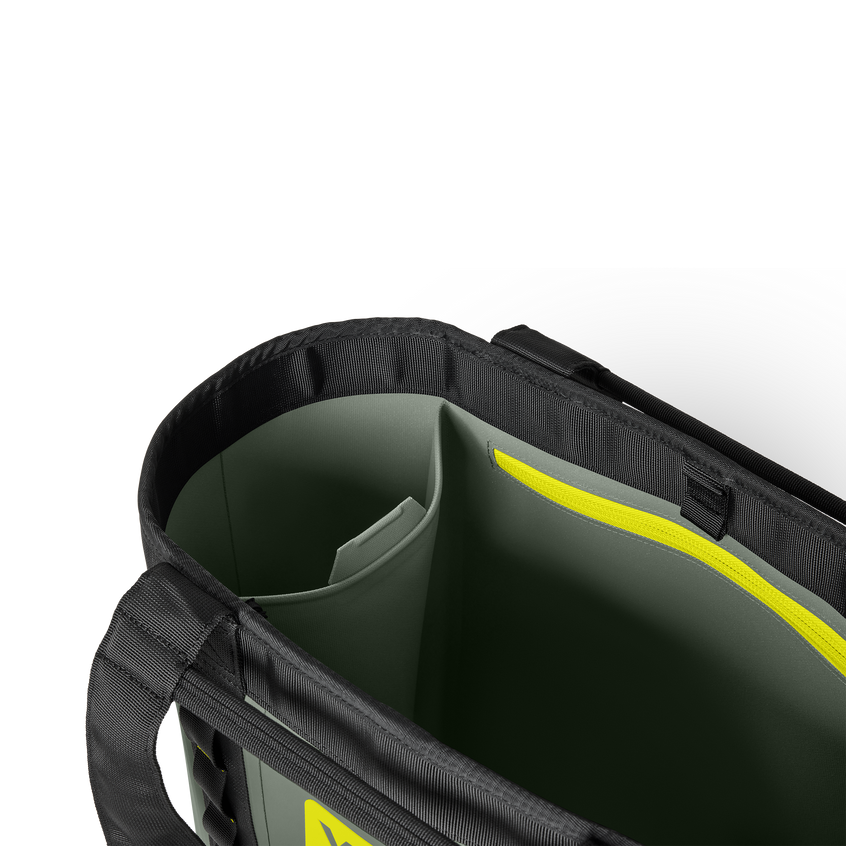 YETI Camino® 35 Carryall Camp Green/Firefly Yellow