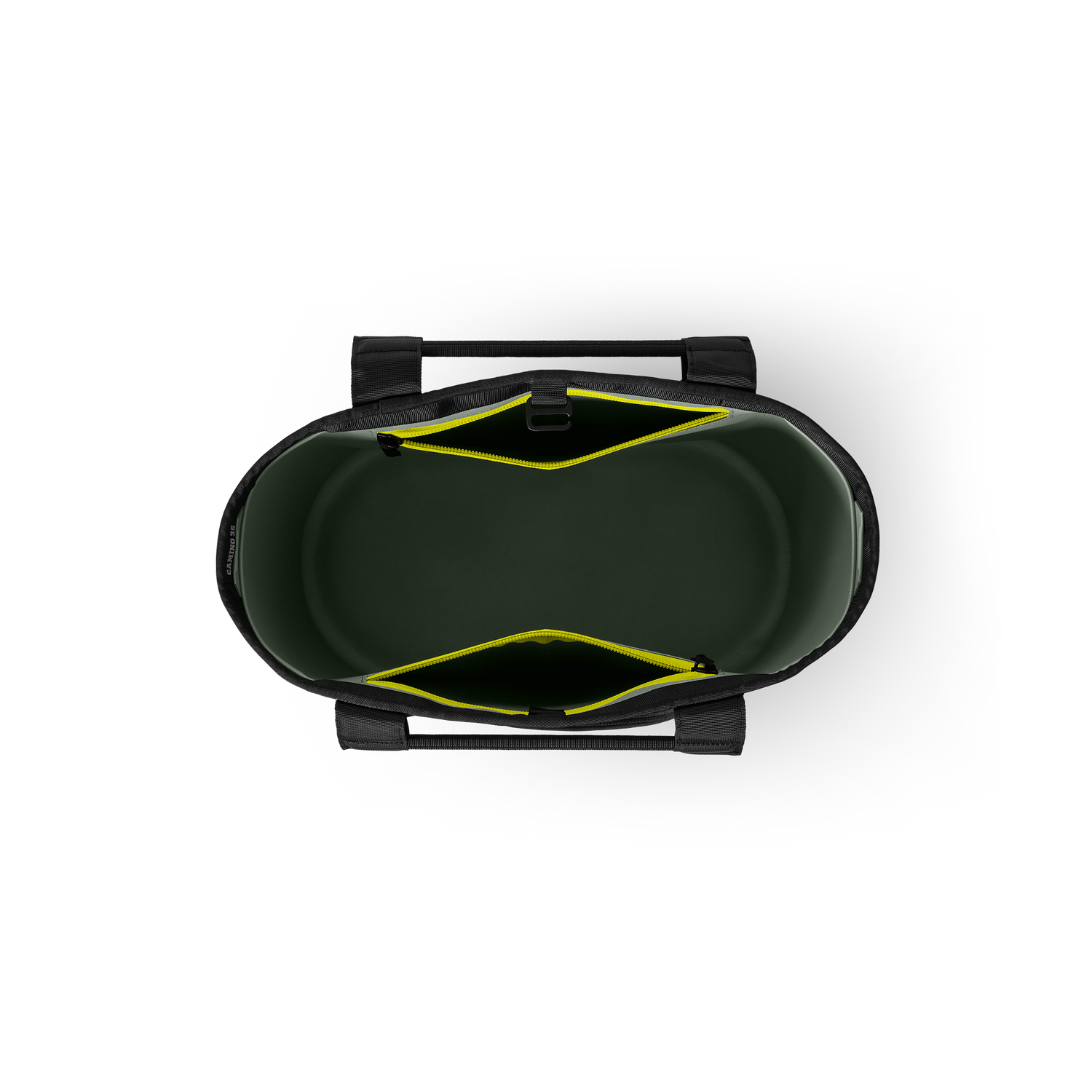 YETI Camino® 35 Carryall Camp Green/Firefly Yellow