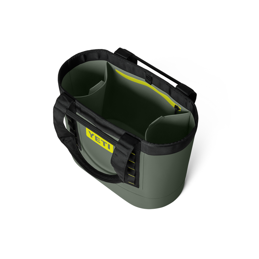 YETI Camino® 35 Carryall Camp Green/Firefly Yellow