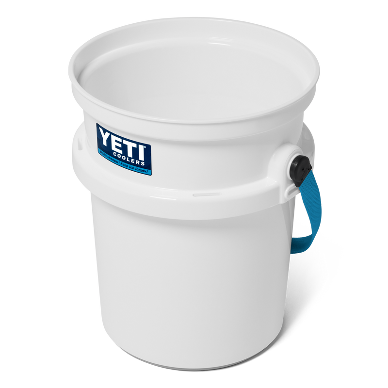 YETI LoadOut® 5-Gallon Bucket White/Blue