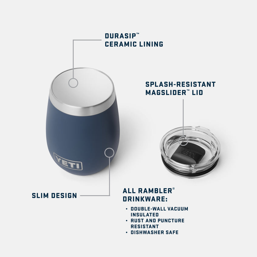 Rambler® 10 oz (295 ml) Wine Tumbler Tropical Pink