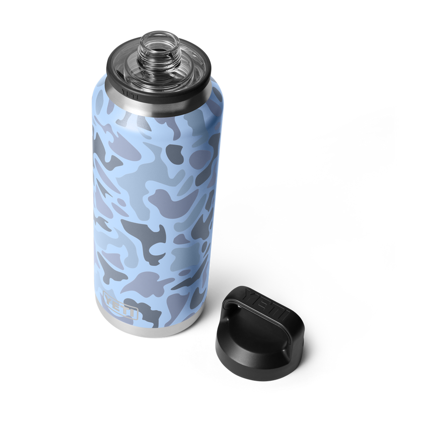 YETI Rambler® 36 oz (1065 ml) Bottle With Chug Cap Blue Camo