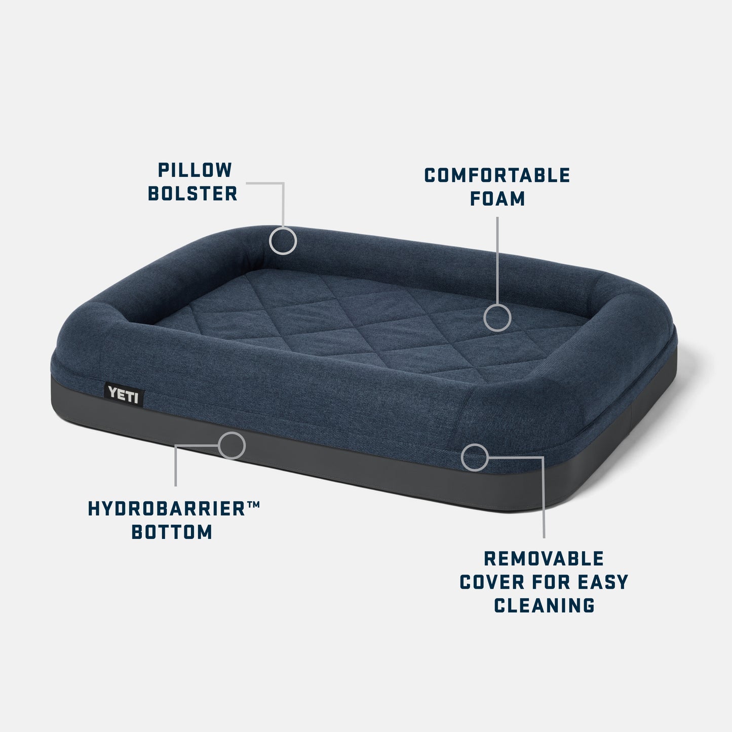 Boomer™ Dog Bed Large Navy