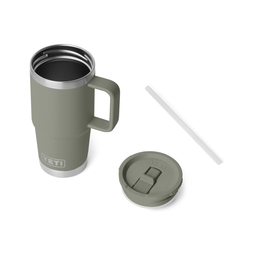 Rambler® 20 oz (591 ml) Travel Straw Mug Pampa Green