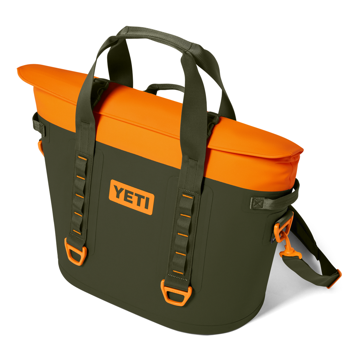 Hopper® M30 Tote Soft Cooler Olive/King Crab Orange