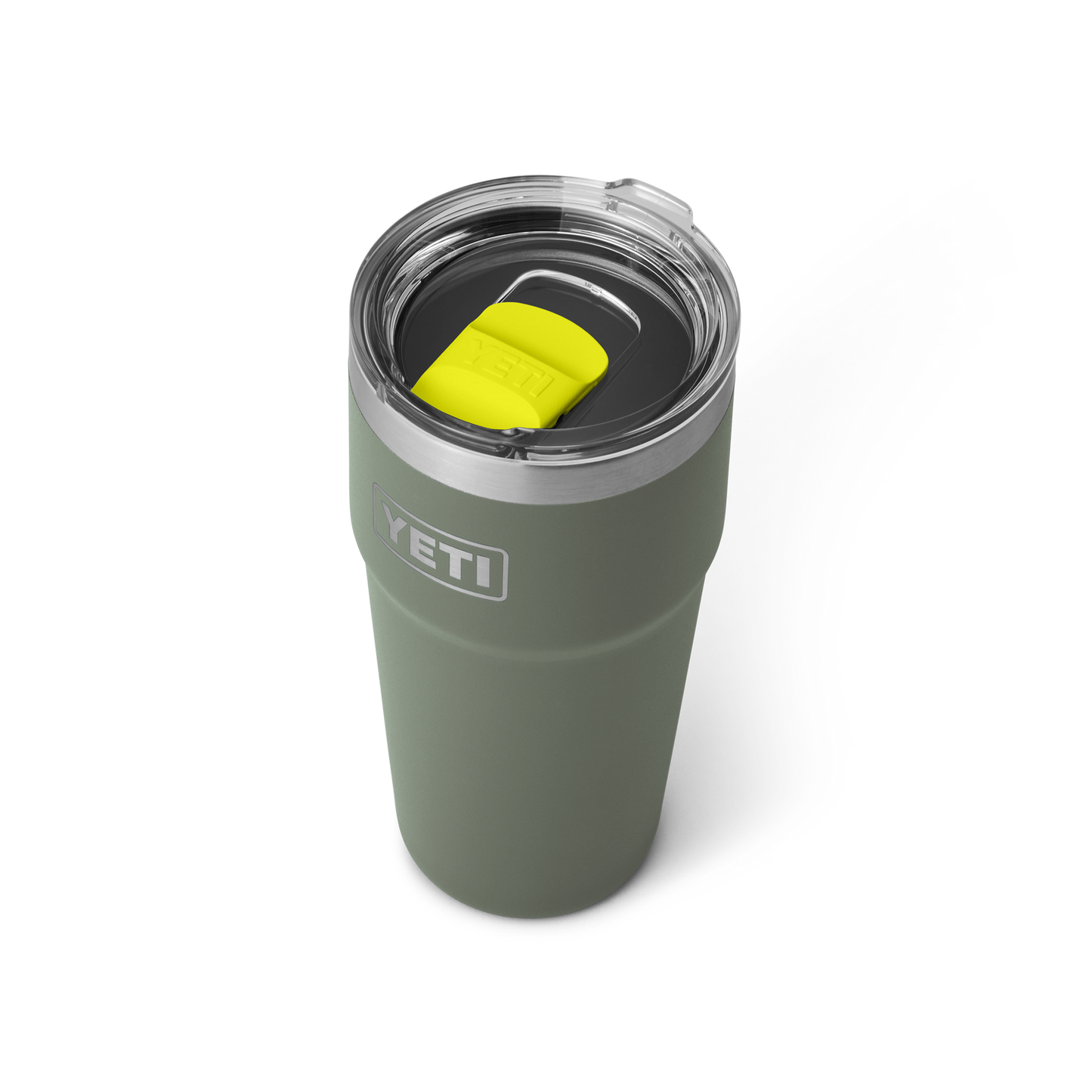 YETI Rambler® 20 oz (591 ml) Stackable Cup Camp Green/Firefly Yellow