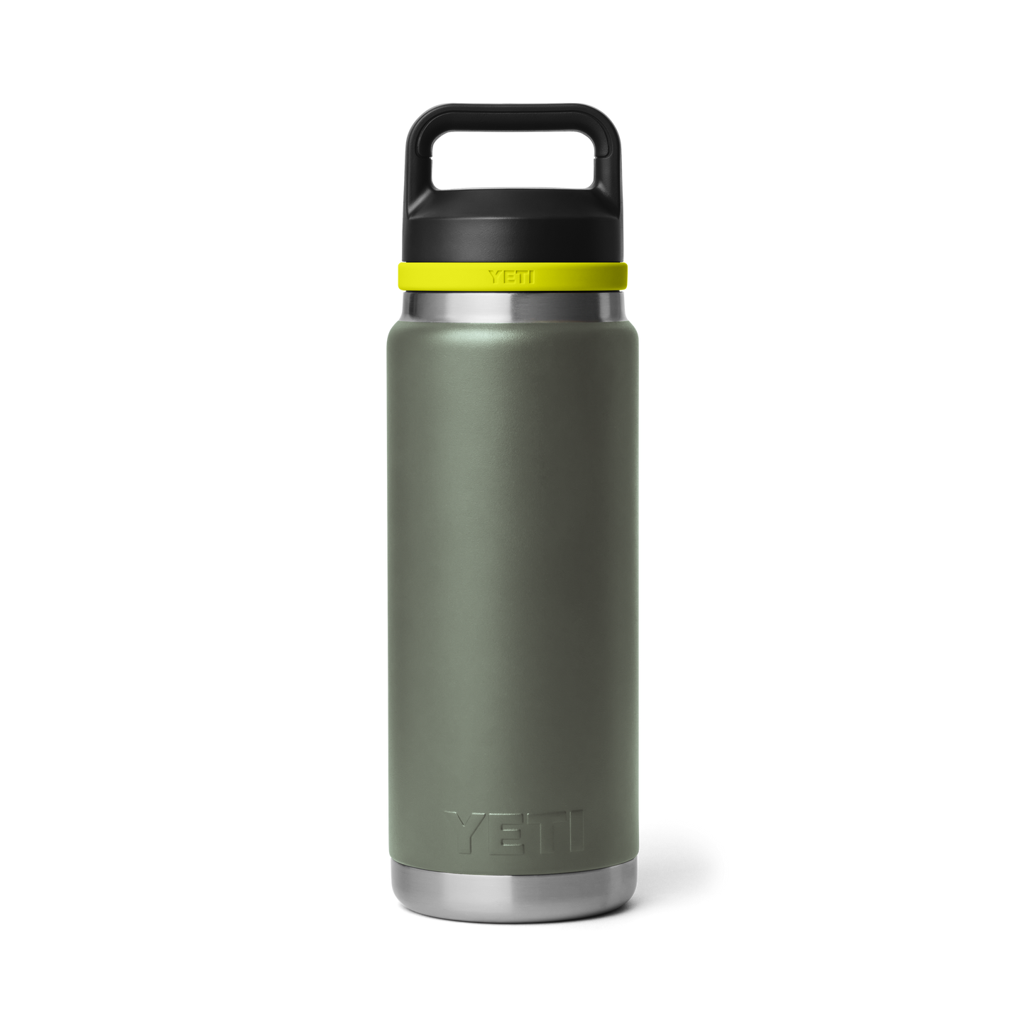 YETI Rambler® 26 oz (769 ml) Bottle With Chug Cap Camp Green/Firefly Yellow