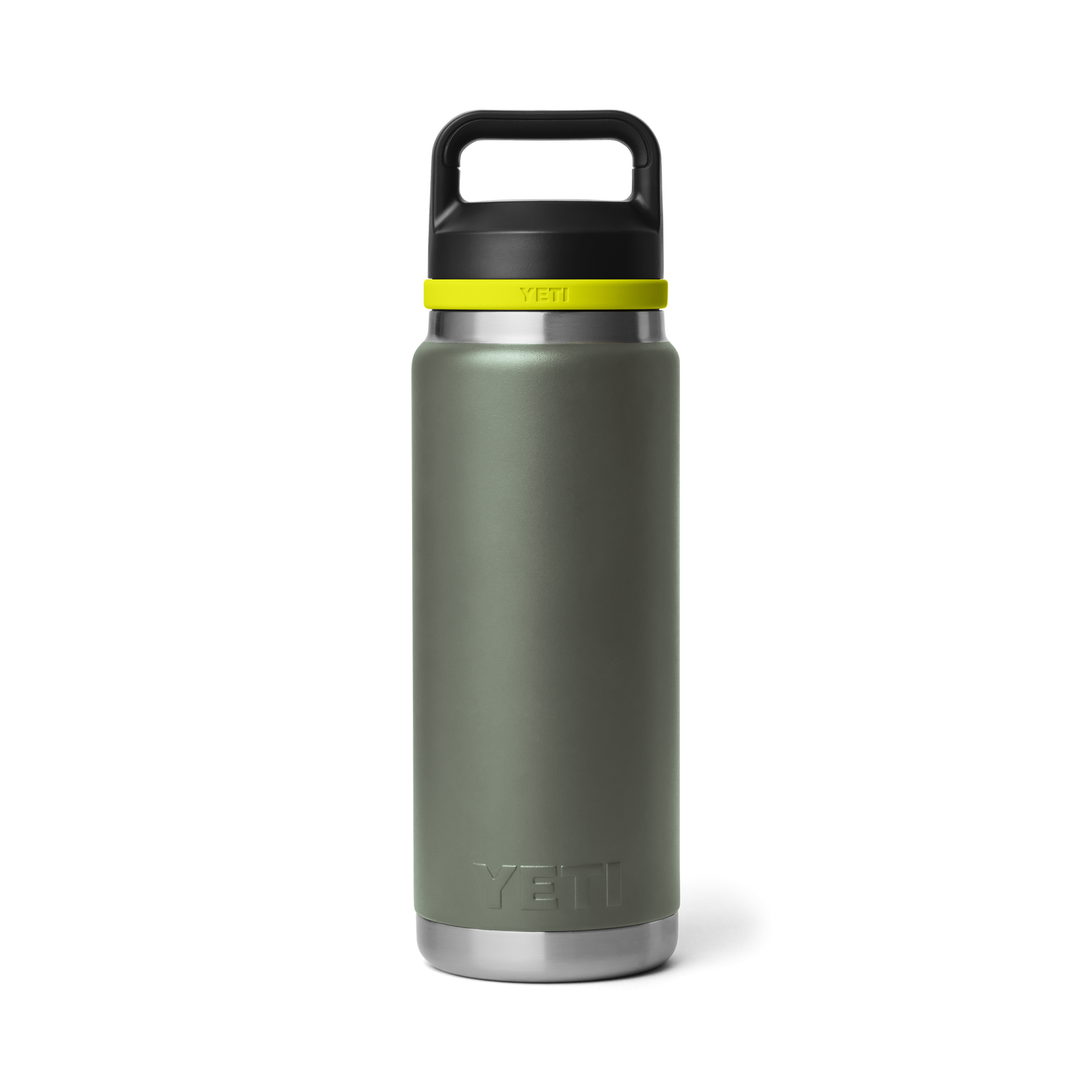 YETI Rambler® 26 oz (769 ml) Bottle With Chug Cap Camp Green/Firefly Yellow