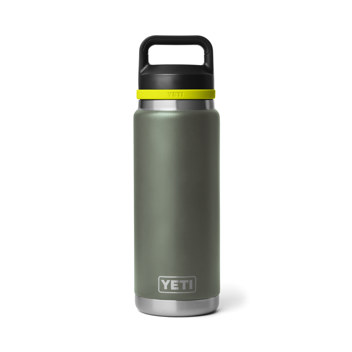 YETI Rambler® 26 oz (769 ml) Bottle With Chug Cap Camp Green/Firefly Yellow