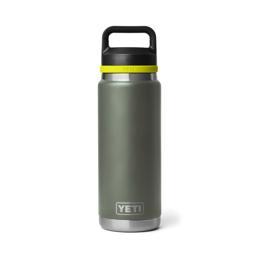 YETI Rambler® 26 oz (769 ml) Bottle With Chug Cap Camp Green/Firefly Yellow