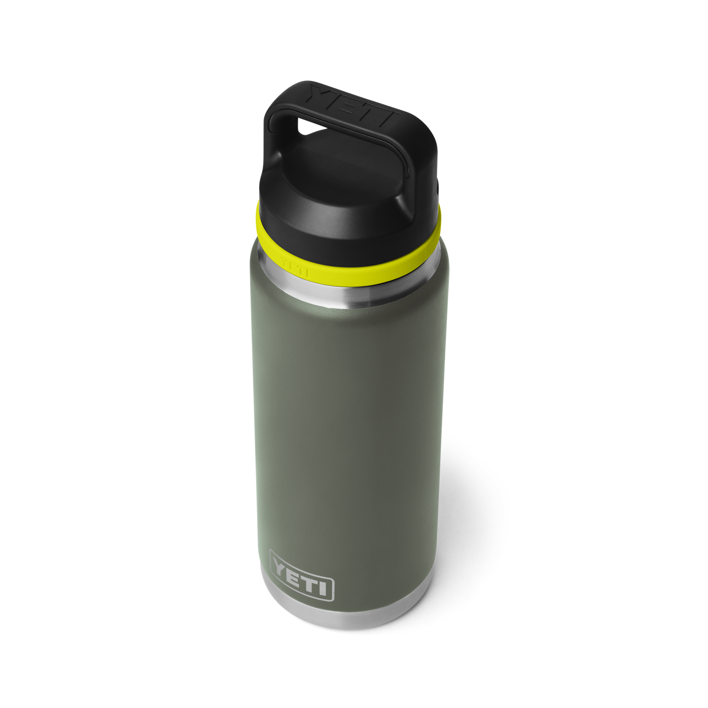 YETI Rambler® 26 oz (769 ml) Bottle With Chug Cap Camp Green/Firefly Yellow