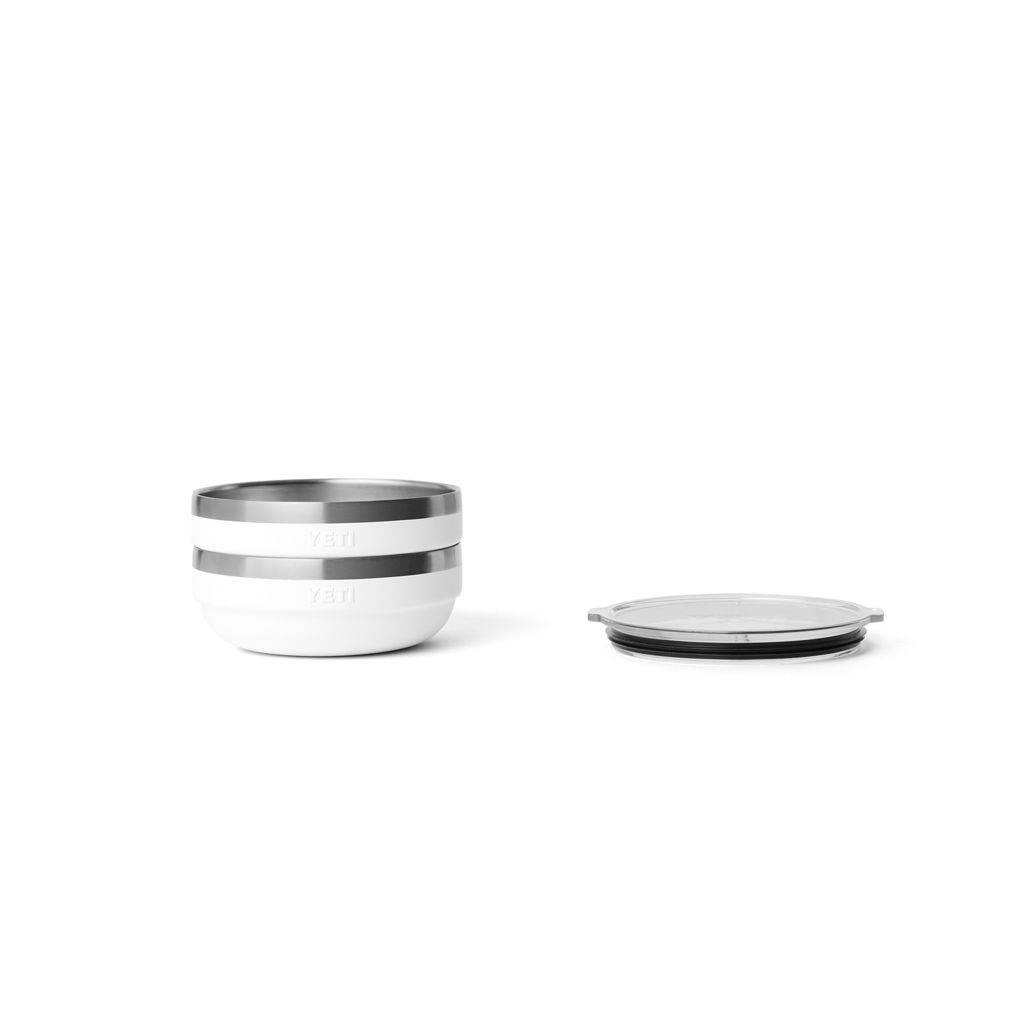 Rambler® Small Insulated Low Bowl White