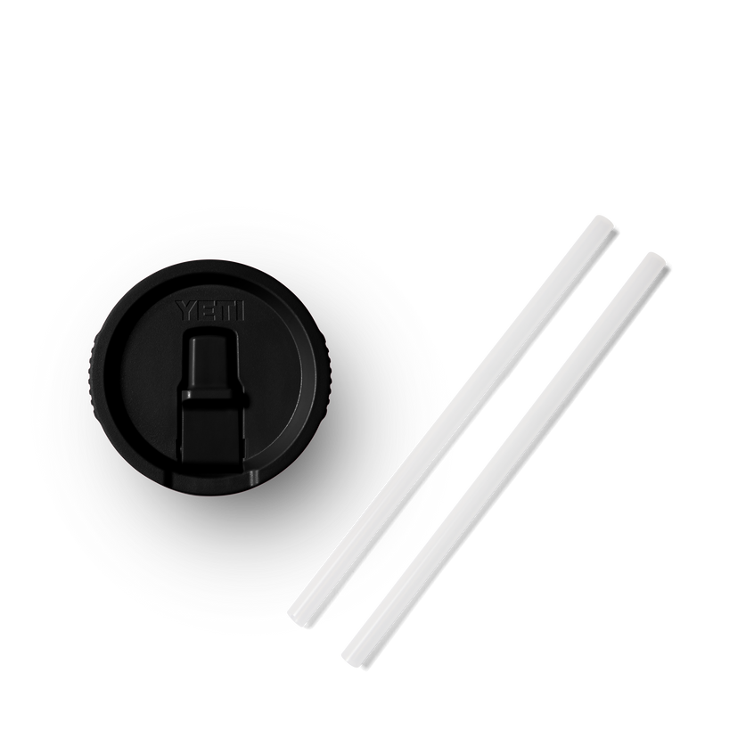 Small Travel Straw Lid Black