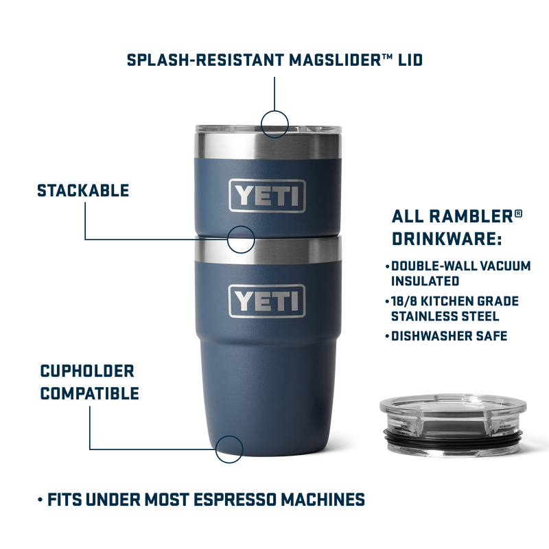YETI Rambler® 8 oz (236 ml) Stackable Cup Seafoam
