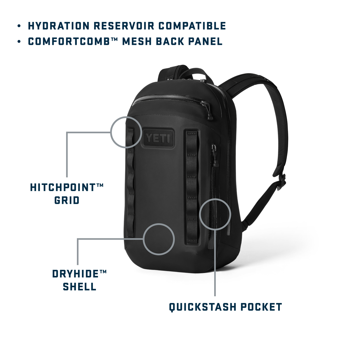 Cayo™ All-Weather Backpack 15L Black