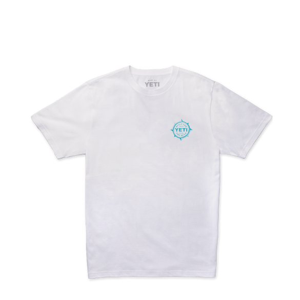 Fish Compass White T-Shirt White