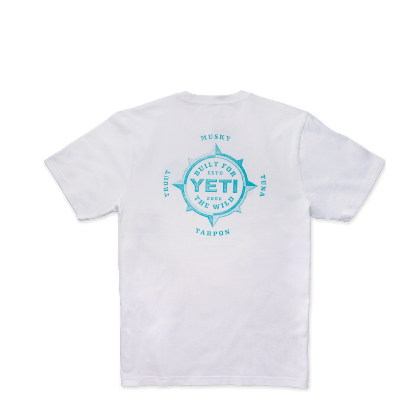 Fish Compass White T-Shirt White