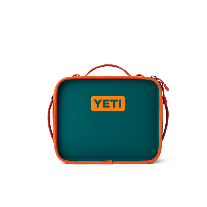 Insulated Lunch Box Teal/Orange