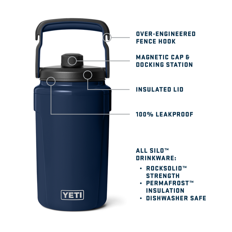 Silo™ Half Gallon (1.9 L) Jug with Chug Cap Navy