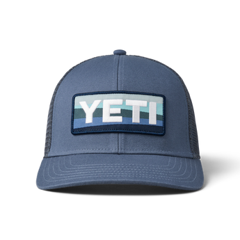 YETI Sunrise Badge Mid Pro Trucker Hat Deep Blue