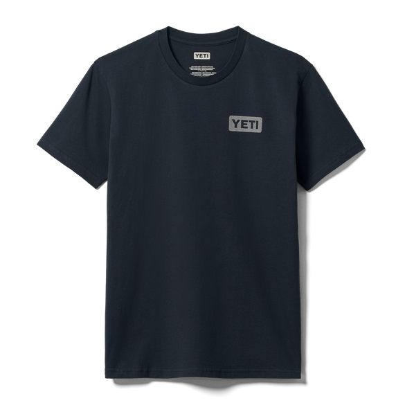 YETI® Logo Badge Short Sleeve T-Shirt Navy
