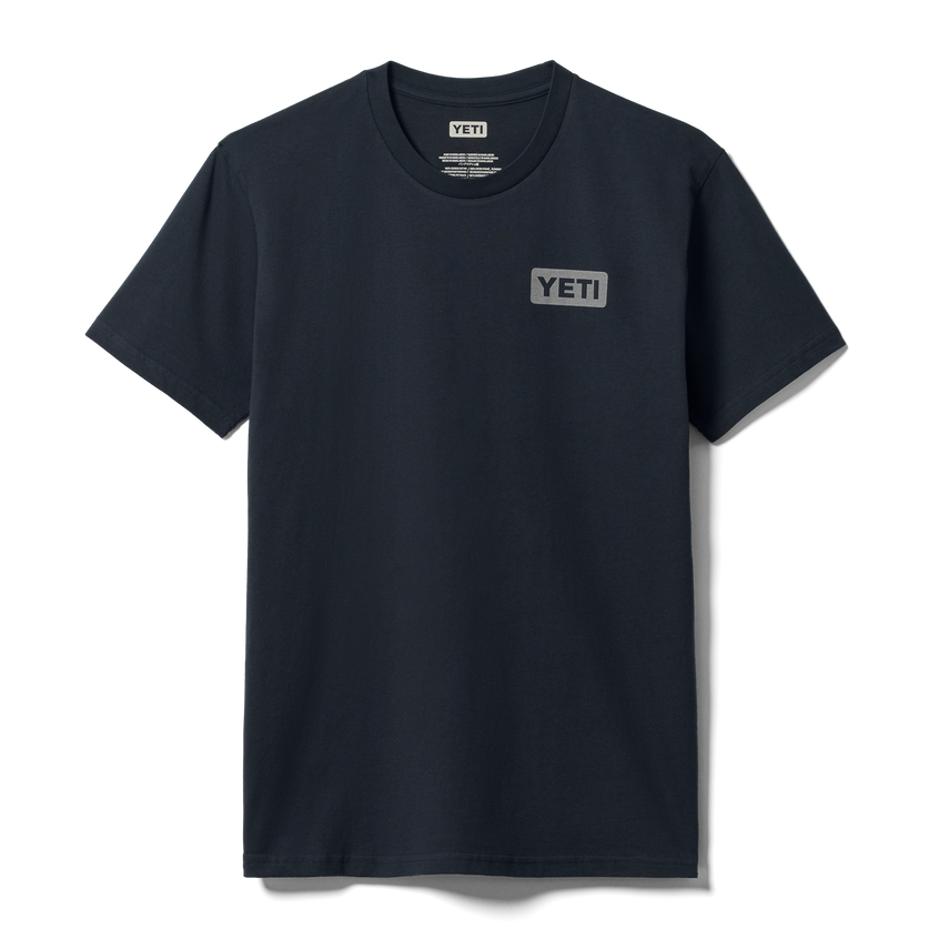 YETI® Logo Badge Short Sleeve T-Shirt Navy