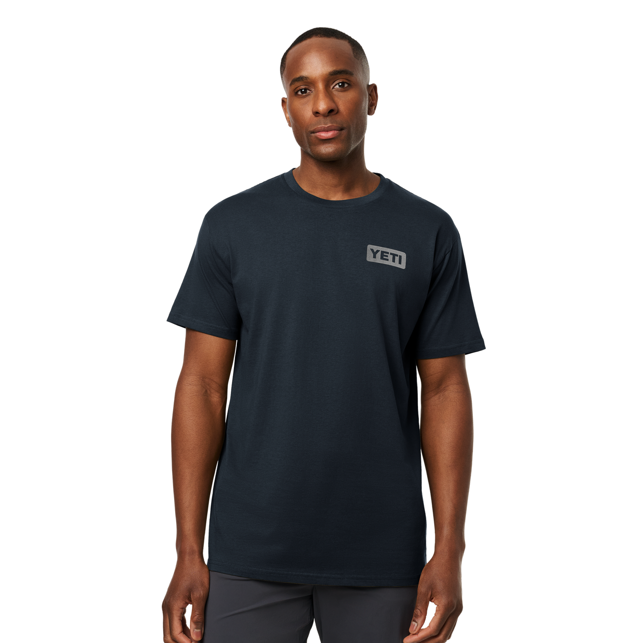 YETI® Logo Badge Short Sleeve T-Shirt Navy