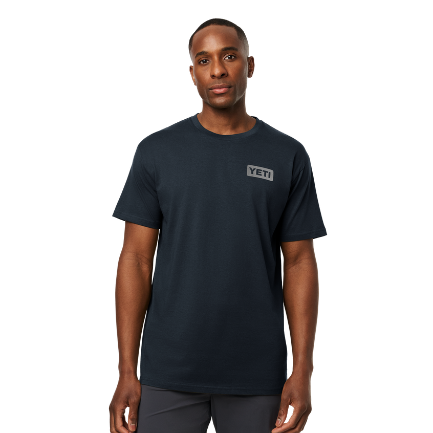 YETI® Logo Badge Short Sleeve T-Shirt Navy