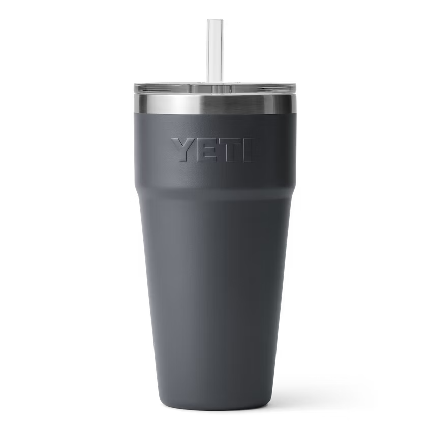YETI 26 oz (769ml) Straw Stackable Cup Charcoal