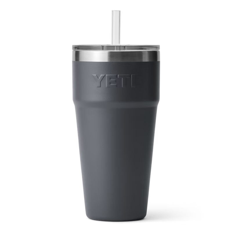 YETI Rambler® 26 oz (769ml) Straw Stackable Cup Charcoal