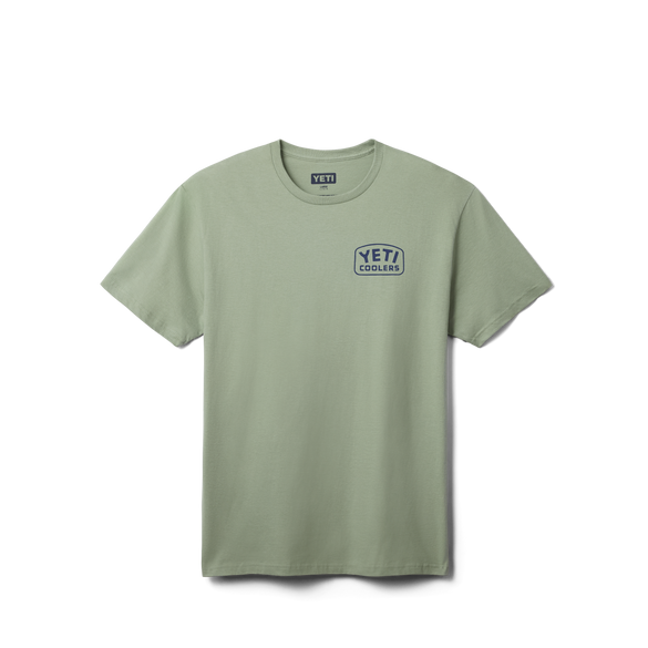 YETI Coolers® Reelin Feelin' Fishing Short Sleeve T-Shirt Olive