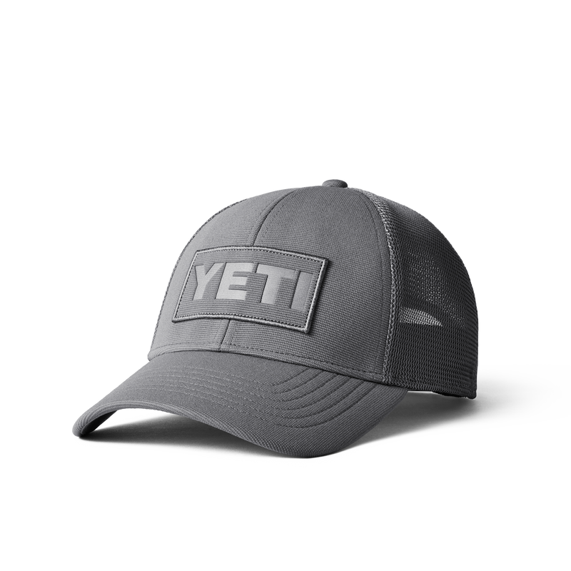YETI Core Patch Trucker Hat Grey on Grey Grey/Grey