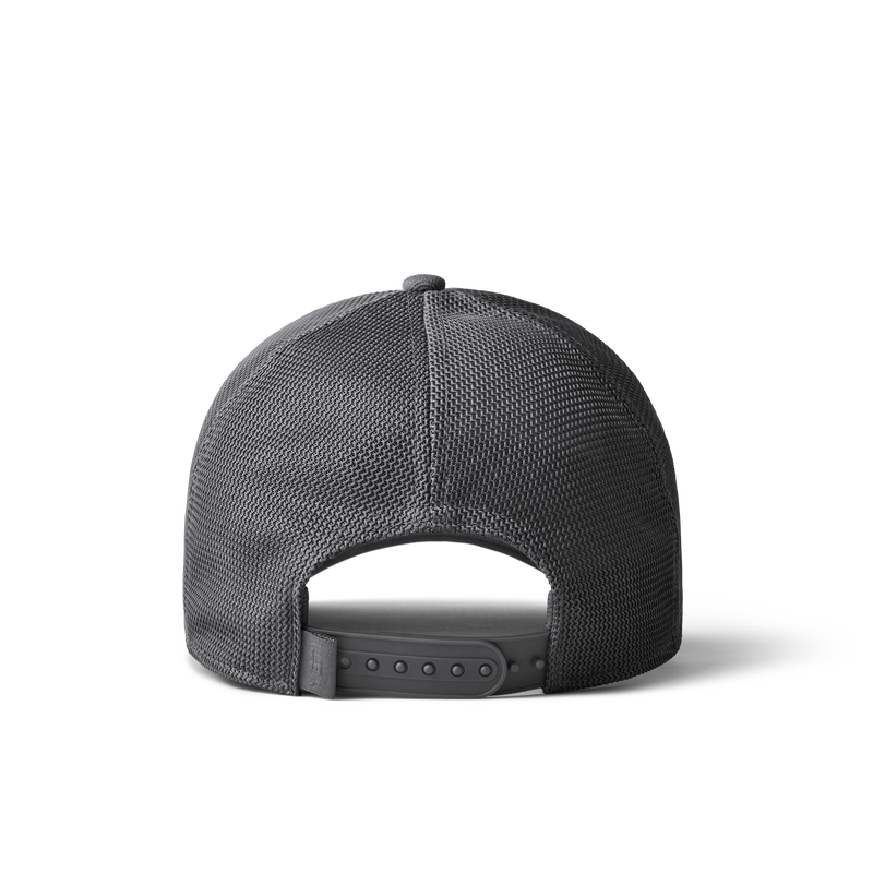 YETI Core Patch Trucker Hat Grey on Grey Grey/Grey