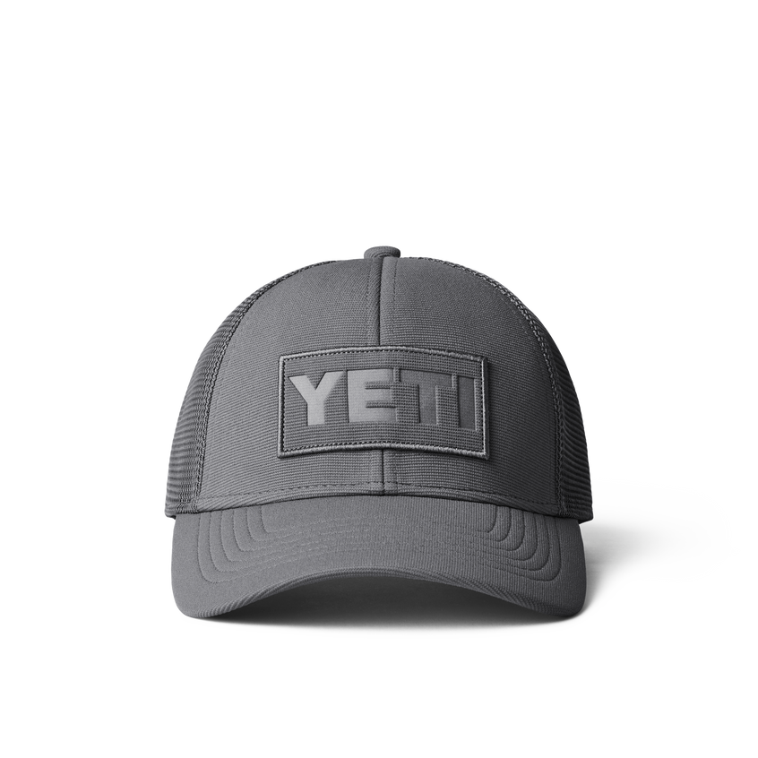 YETI Core Patch Trucker Hat Grey on Grey Grey/Grey