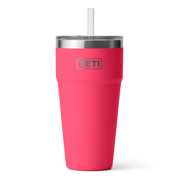 YETI Rambler® 26 oz (769 ml) Straw Stackable Cup Tropical Pink