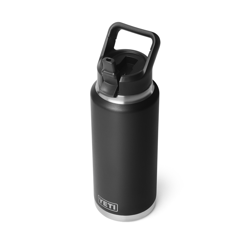 Rambler® 36 oz (1065 ml) Straw Bottle Black