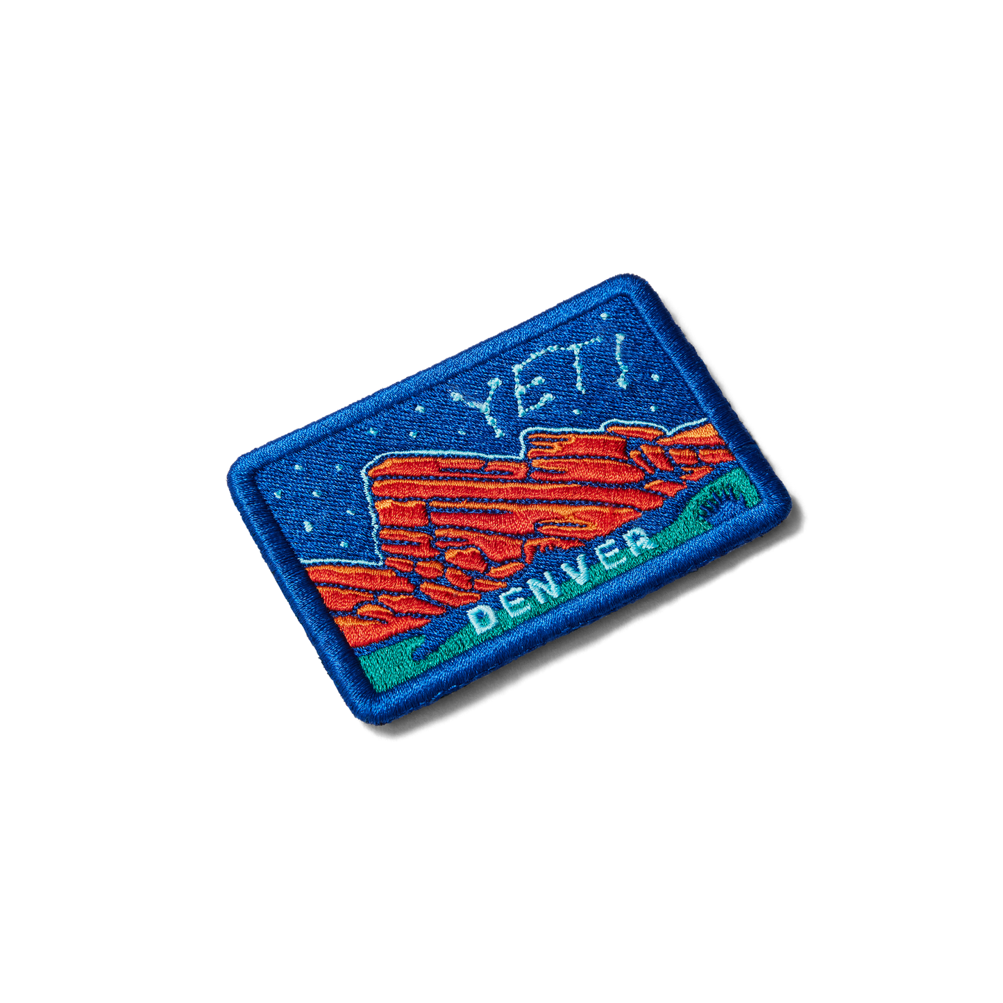 YETI Collectors Patches Denver Red Rocks