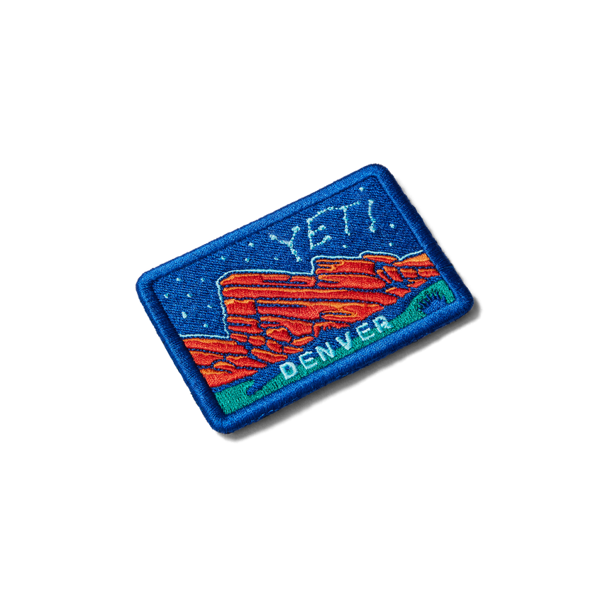 YETI Collectors Patches Denver Red Rocks