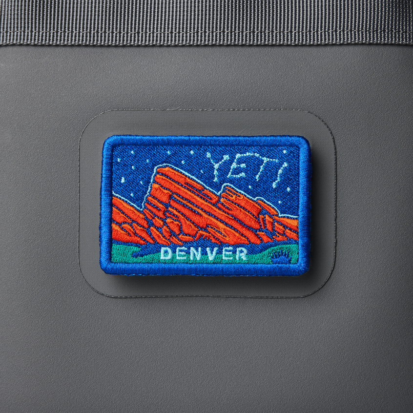 YETI Collectors Patches Denver Red Rocks