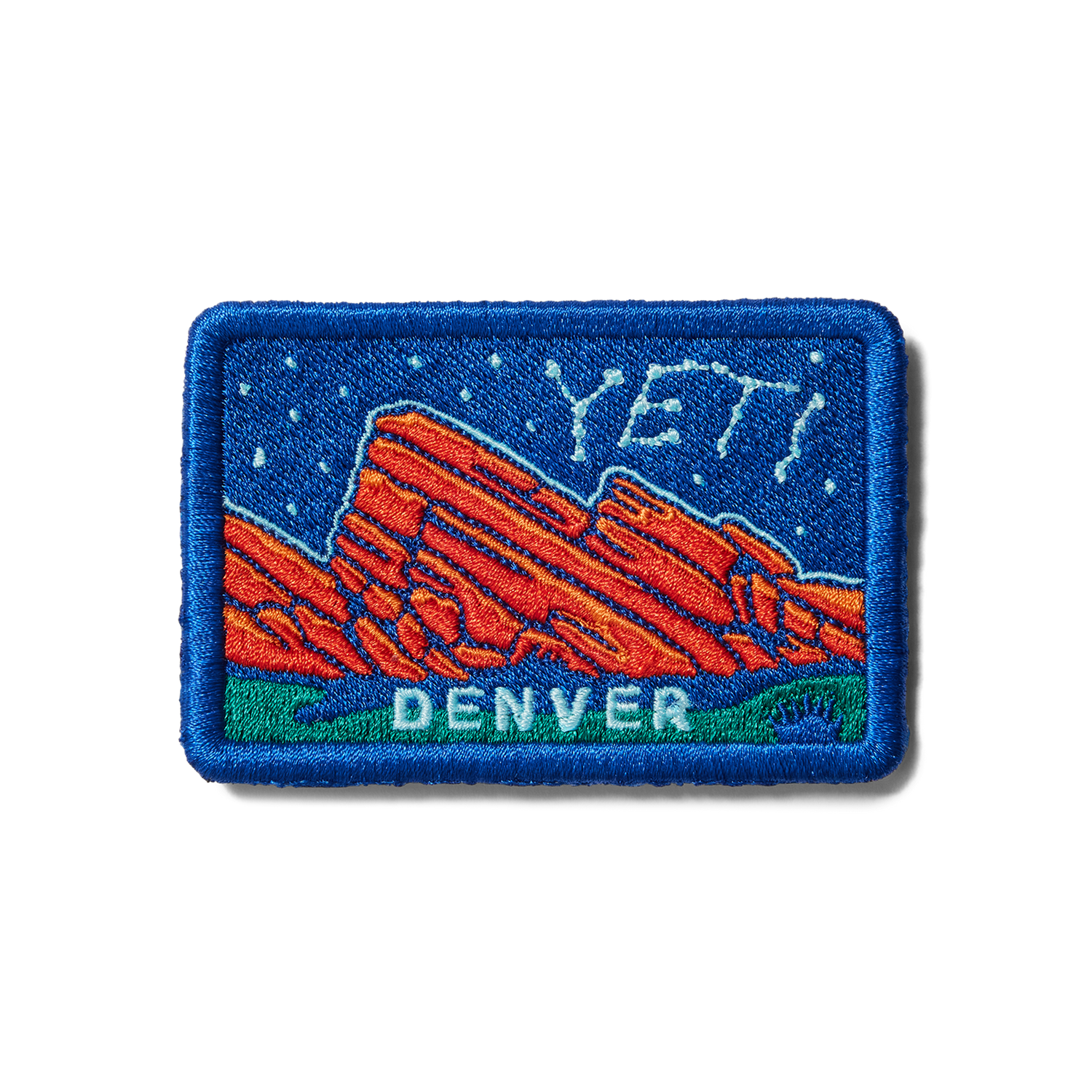 YETI Collectors Patches Denver Red Rocks