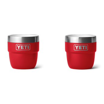 YETI Rambler 30 oz Black Tumbler with Lid & Red Handle NO STRAW Travel Cup