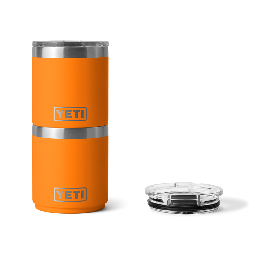 YETI 10 oz Stackable Lowball with Magslider™ lid King Crab Orange