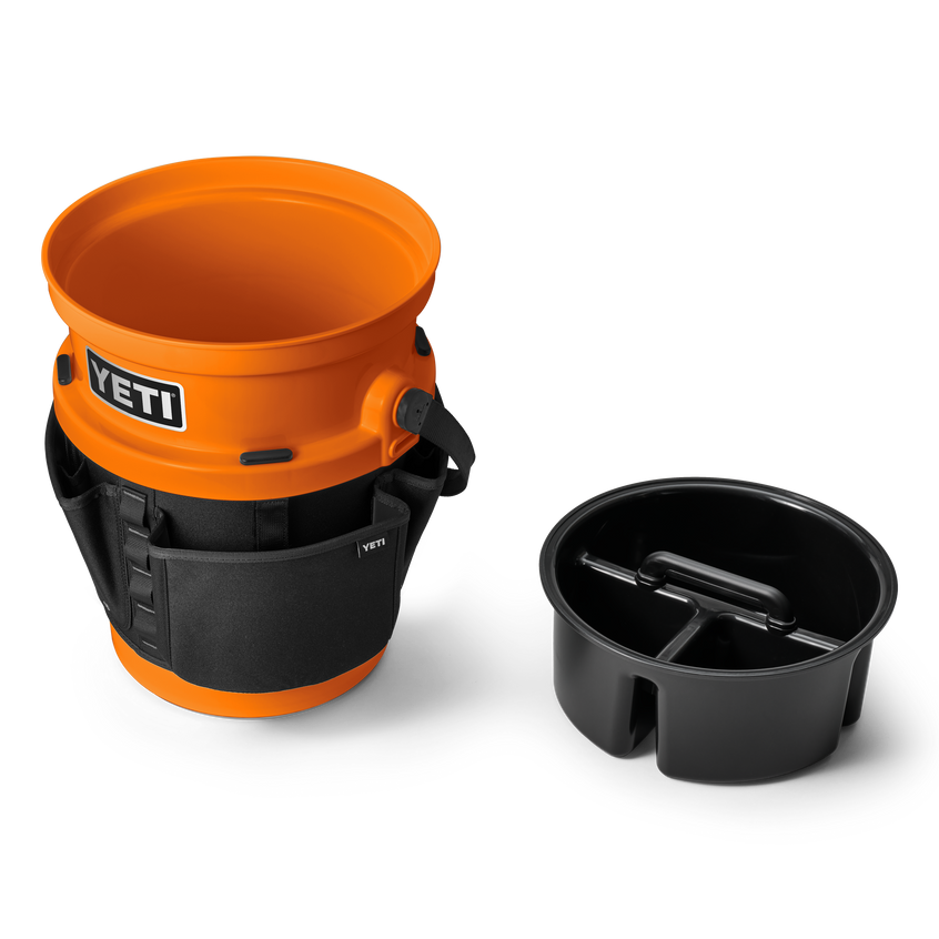 YETI LoadOut® 5-Gallon Bucket King Crab Orange