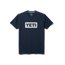 YETI Premium Logo Badge Short Sleeve T-Shirt Navy Navy/White