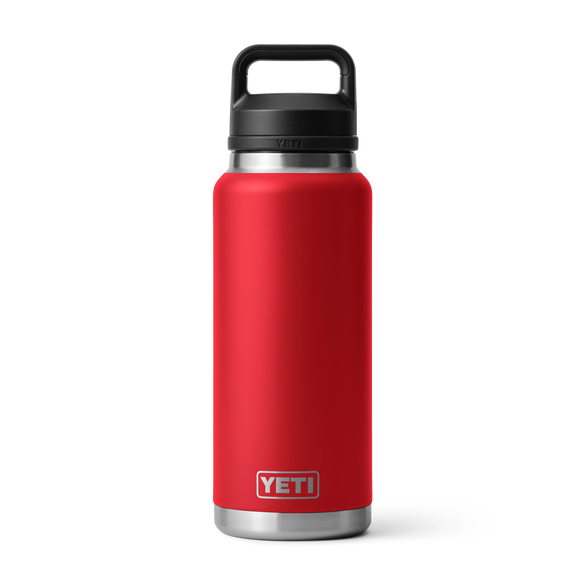 YETI Rambler® 36 oz (1 L) Bottle With Chug Cap Rescue Red