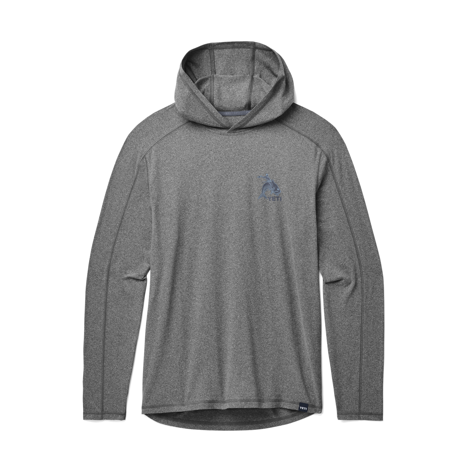 YETI Long Sleeve Pullover Heather charcoal
