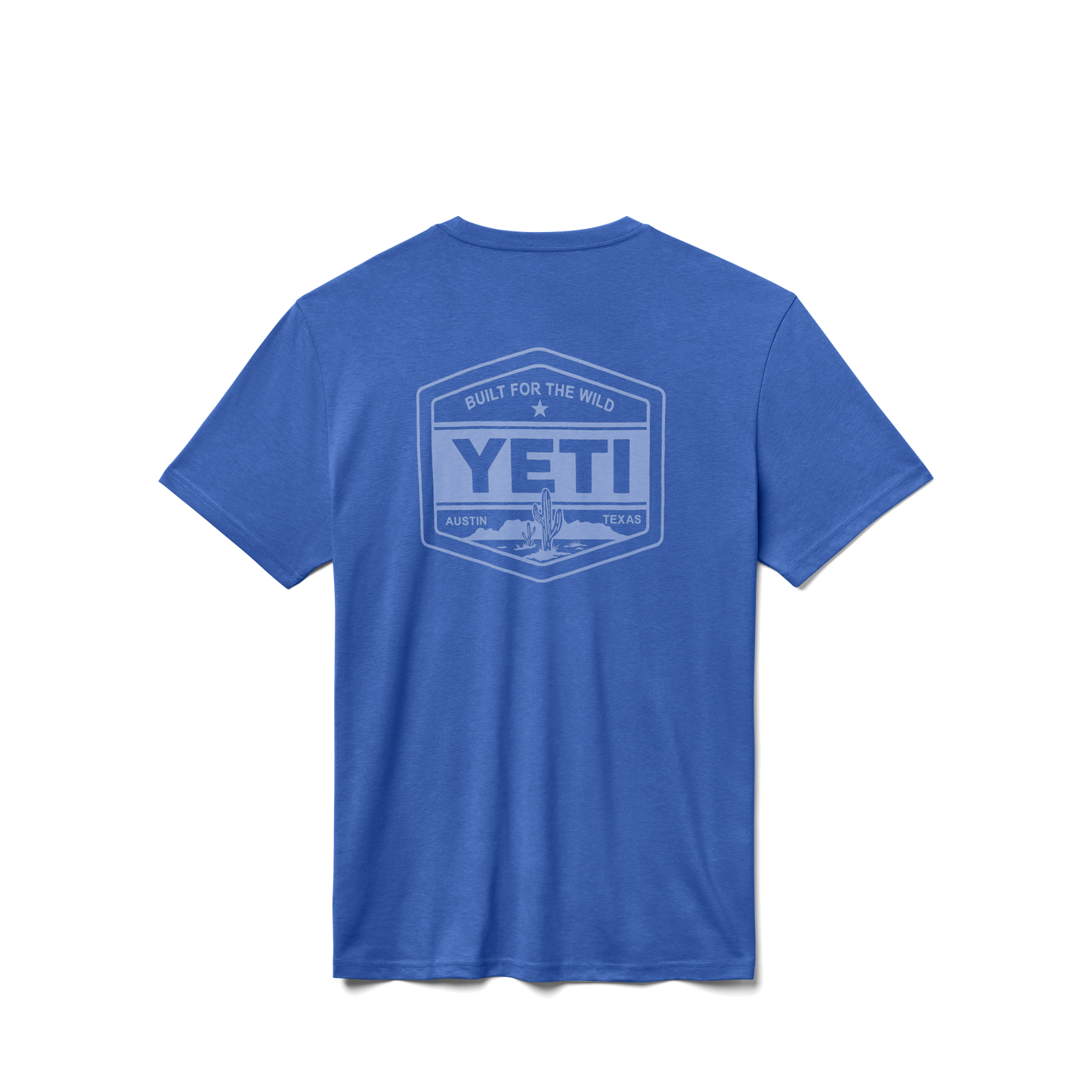 YETI Built For The Wild Short Sleeve T-Shirt Cobalt